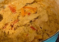 Coconut & Curry Chicken in the Dutch Oven